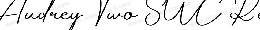 Audrey Two SWC Regular字体转换